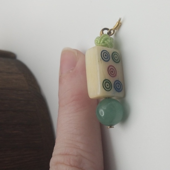 Ancient tribal jade precious stone necklace pendant - Picture 2 of 5